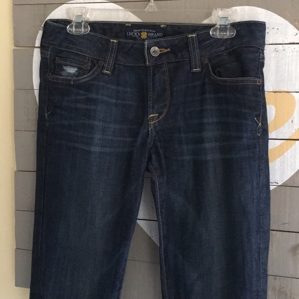 Lucky dark wash bootcut jeans. Size 27/4. Like new